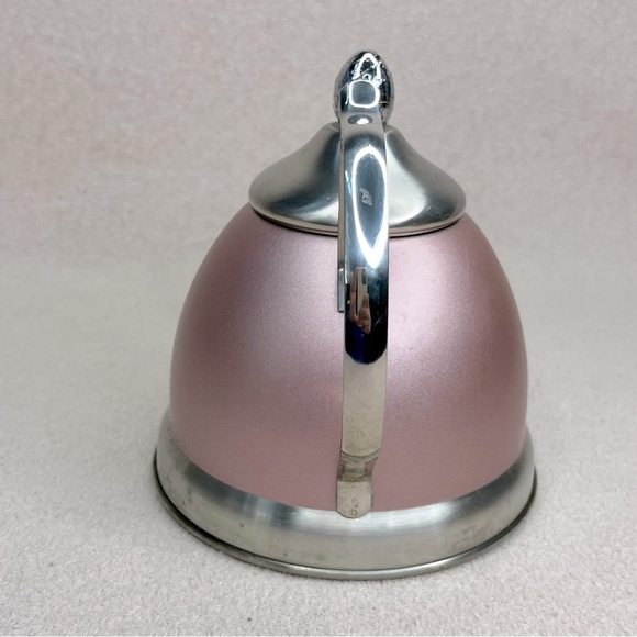 Creative Home Matte Metal Teapot-Pink-Homewares-Kitchen-Housewares-Cottagecore - Picture 4 of 12
